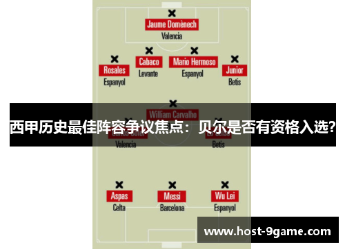 西甲历史最佳阵容争议焦点:贝尔是否有资格入选? 西甲历史最佳阵容争议焦点:贝尔是否有资格入选?
